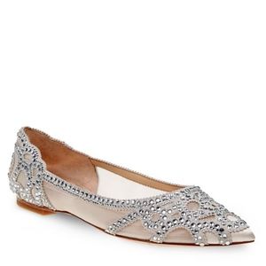 Badgley Mischka Ivory Flats